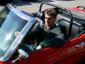 Red with black kaleche